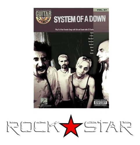 Libro Partituras System Of A Down Play Along Con Cd Guitarra