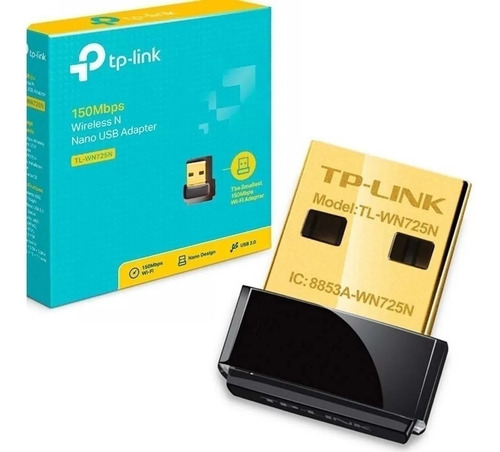 Placa De Red Usb Wireless Tp-link 725n 150mbps Wifi Nano