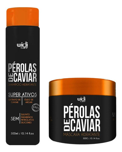 Kit Widi Care Perolas De Caviar Shampoo E Mascara