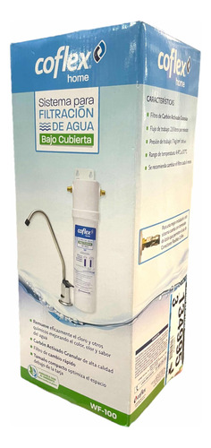 Sistema Coflex Wf100 Filtro Agua Bajo Cubierta Tarja Cocina