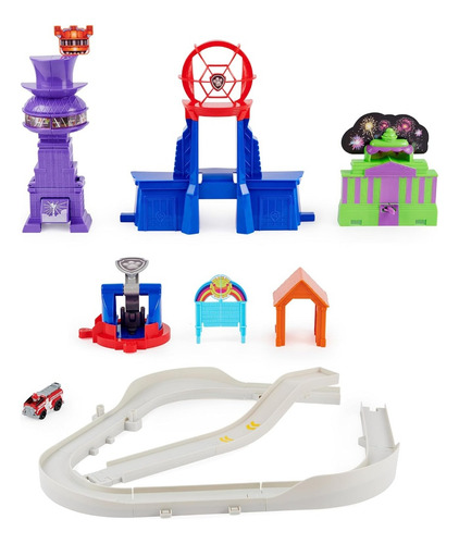 Super Paw Patrol Pista Rescate En La Ciudad True Metal