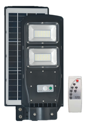 Lámpara Alumbrado Público 90w Con Panel Solar Integrado 