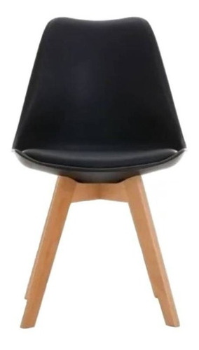 Sillas Tulip Eames Con Almohadon Blanco Set X4 Gardenlife Cantidad de sillas por set 4 Color de la estructura de la silla Negro