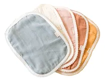 Comprar Pack X 5 Babitas De Algodón Con Toalla - Babitas Para Bebés