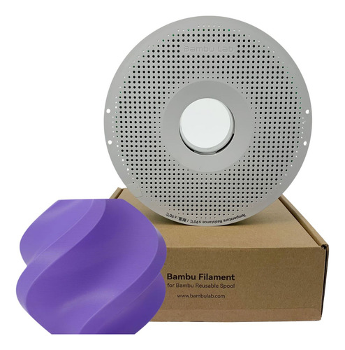 Filamento Pla 3d Bambulab 1kg 1,75mm C/ Carretel Cor Roxo
