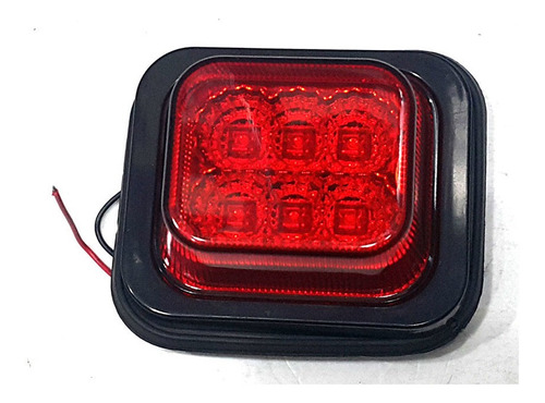 Farol - Lateral Rojo Led Bivolt