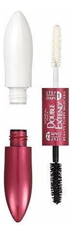 L`oreal Paris Mascara De Pestanas De Extension Doble, Negro,