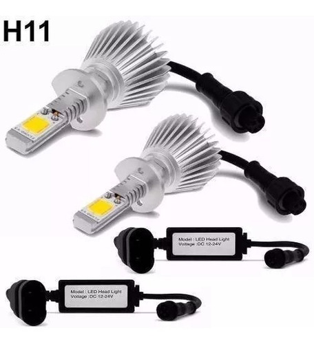 Imagem 4 de 6 de Kit Lampadas Leds Sandero 2017 Alto Baixo Milha 6000k Brinde