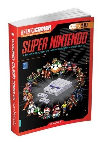 Livro Old Gamer Coleção Consoles Super Nintendo Volume 2