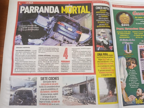 Revista Periódico El Gráfico 4 De Abril De 2019 (Usado)