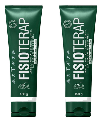  2 Fisioterap Gel Para Massagem Reduz Diminui Dor Muscular