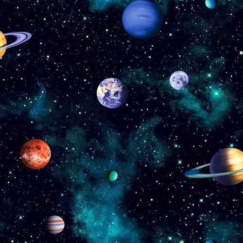 , Niños Cosmos Space Planets Wallpaper, Carbón