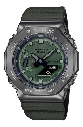 Reloj Casio Gm-2100b-3a G-shock Sumergible Antigolpes Acero