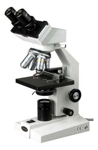 Amscope Microscopio Binocular Compuesto B100-ms, Aumento 40.