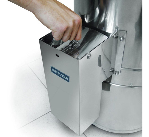 Descascador De Batatas Industrial 6 Kg Inox Db6 Metvisa