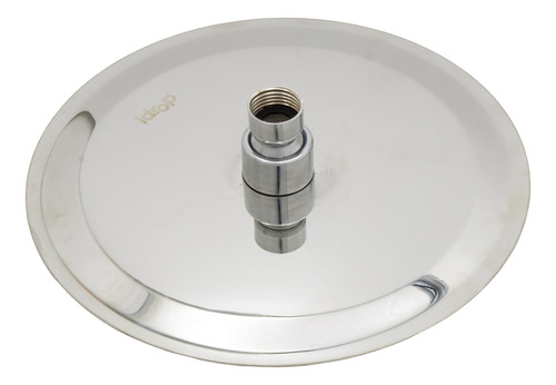 Regadera Redonda Acero Inoxidable 30cm Con Brazo Cromada