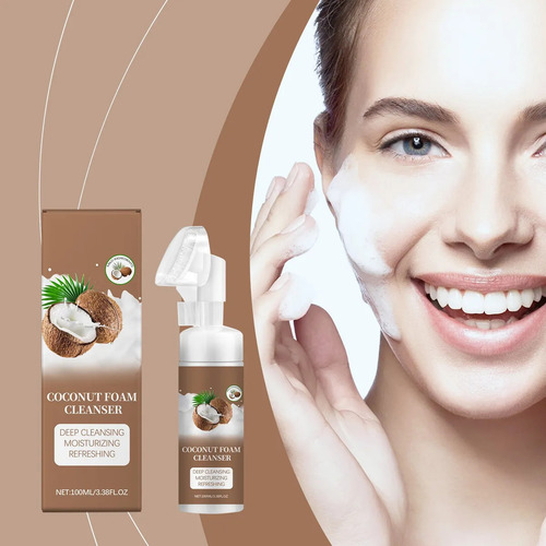 Un Limpiador Facial En Espuma De Coco De 100 Ml Que Limpia S