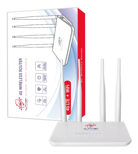 Modem Router 4g Wifi + 4 Ethernet + 1 Wan + 1 Puerto Sim Lte