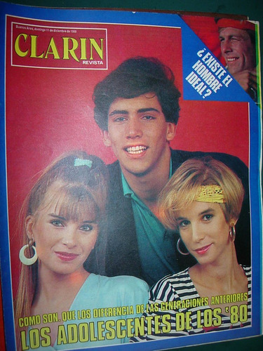 Revista Clarin 11/12/88 Yapa Adolescentes Soldan Chistes