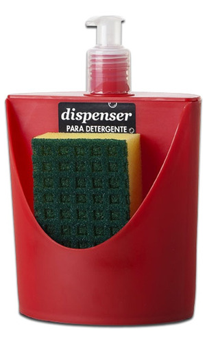 Dispenser Detergente Con Porta Esponja Color Pettish Online