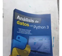 Comprar Libro  Análisis De Datos Con Python 3