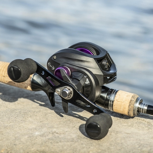 Carrete De Baitcasting De Alta Diestro Am2000 Derecha