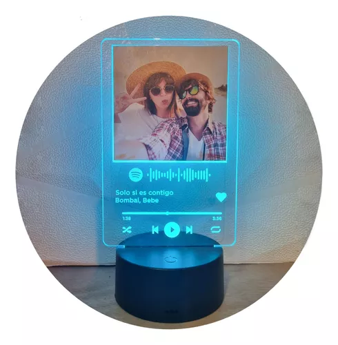 Lampara LED Spotify Personalizada