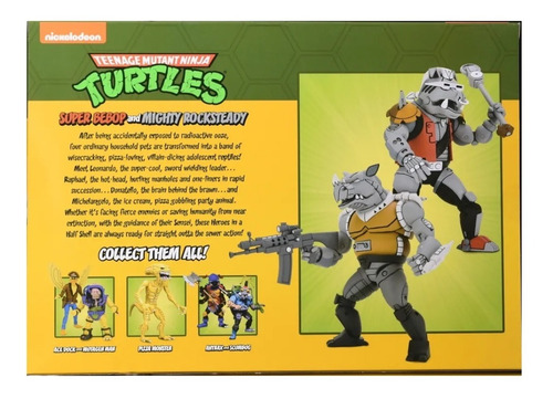 Teenage Mutant Ninja Turtles Super Bebop And Mighty Rockstea (Usado)
