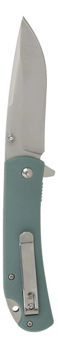 Navaja Cuchillo Ozark Trail 6971 Con Clip Verde Claro