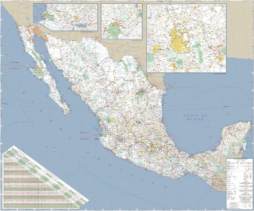 Mapa Republica Mexicana O De Los Estados 120 X 150cm Vinilo