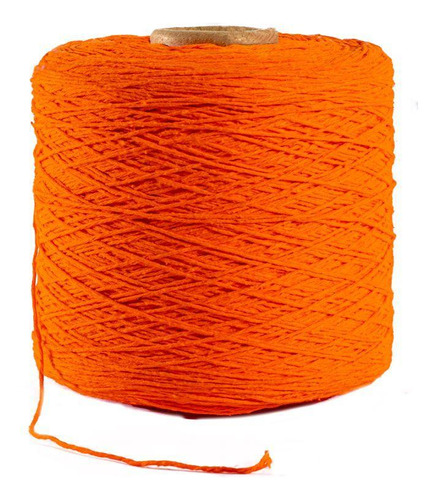 Barbante Ou Linha Para Crochê Colorido Nº 8 - Laranja