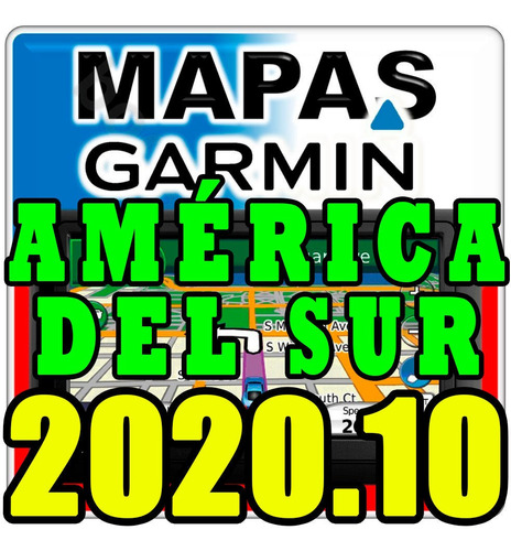 Mapa Sudamérica / América Del Sur - Mapa 3d Gps Garmin