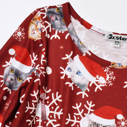 Vestidos De Gato De Papá Noel Para Niñas, Disfraz De Ropa Na