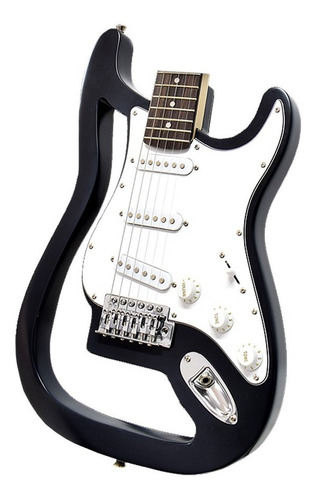 Onas Guitarra Electrica Stratocaster Ghost Black Bolt On