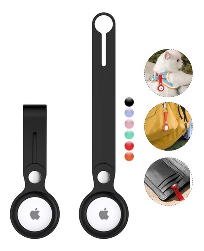 Imagen 3 de 4 de Funda Lazo Correa Loop Silicona Para Airtag Rastreador