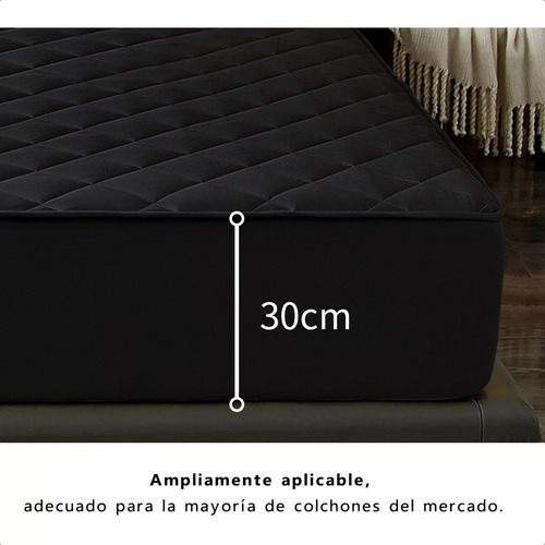 Cubrecolchón Impermeable 1.5 Plazas + Funda De Almohada