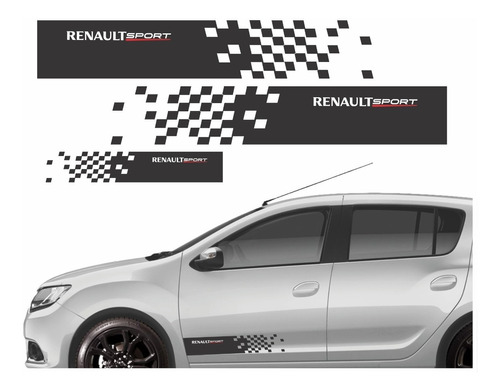 Kit Faixas Adesivos Renault Sandero Sport Imp172