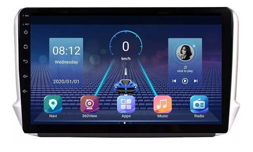 Radio Multimedia 10  Android Peugeot 208 Y 2008 2gb Ram 32gb