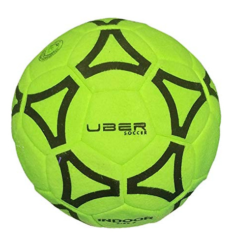 Uber Soccer Indoor Felt Ball - Neon Green - Tamaño 3