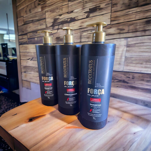 Kit 2 Shampoo 1 Condicionador Força Com Pimenta 1 Liro K7959