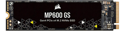 Corsair Mp600 Gs 2 TB PCIe Gen4 Nvme M.2 4700 MB/s Ssd Cor Preto