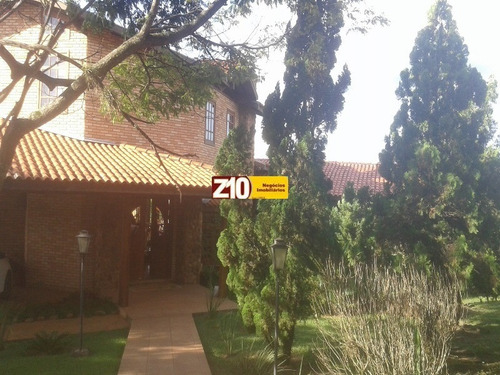 Ch01626 - Colinas Do Mosteiro De Itaici - Belíssima Chácara - At 2.650m² - Ac 180m², C/hall De Entrada, 03 Dormitórios Sendo 01 Suíte - Indaiatuba/sp - Ch01626 - 4396236