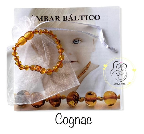 Pulseira De Âmbar Adulto Pulso Fino - Original Certificada