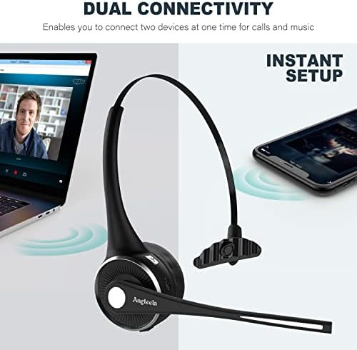 Trucker Auriculares Bluetooth Angteela Con Micrófono, Auricu