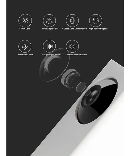 Xiaomi Dafang Wifi Ip Camara 1080 Motor Seguridad Parlante