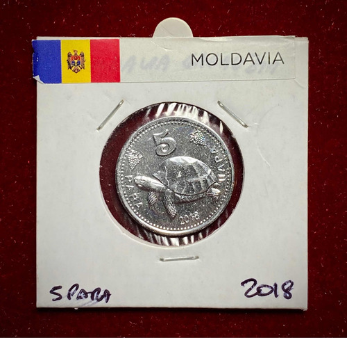 Moneda 5 Para Gagauzia Moldavia 2018 Tortuga