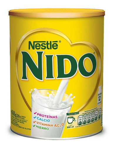 Leche En Polvo Nido Entera Tarro 1.5 Kg