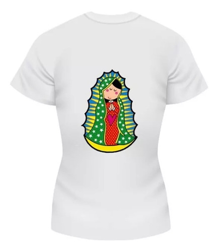 Playera Virgen De Guadalupe Virgencita Dama  M30