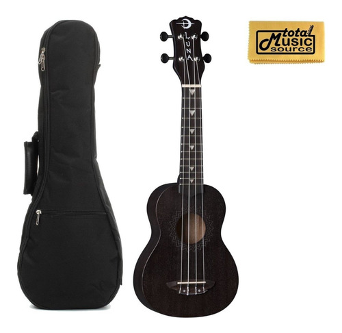 Luna Uke Vms Bks Casillero Clasico Ukelele Soprano Caoba