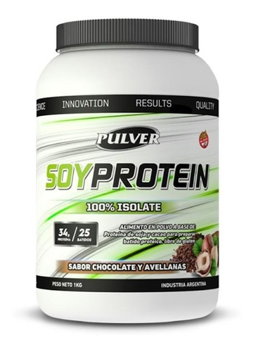 Soy Protein 1kg Pulver - Proteina Vegetarina